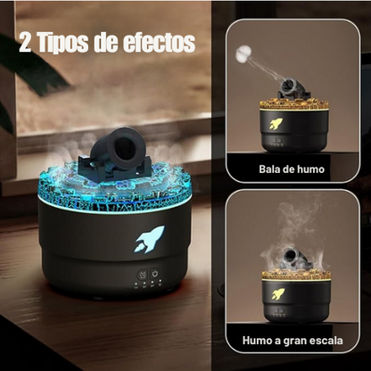 Humidificador con Diseño de Cañón